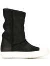 RICK OWENS RICK OWENS ROUND TOE BOOTS - BLACK,RP16F2883LSHDP11506509