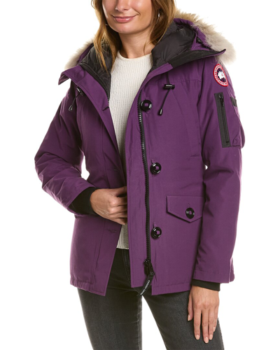 Shop Canada Goose Montebello Parka In Purple