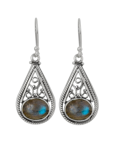 Shop Tiramisu Silver Labradorite Earrings