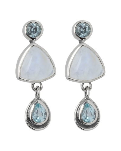 Shop Tiramisu Silver Gemstone Earrings