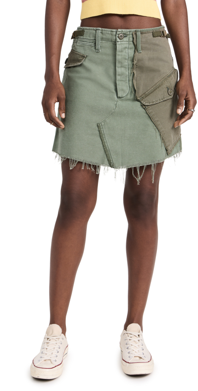 Shop Mother The G. I. Jane Mini Skirt On The Double