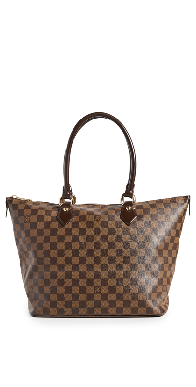 Shopbop Archive Louis Vuitton Saleya Mm Damier Ebene Bag In Brown