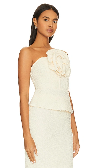 Lpa Romola Strapless Top In Cream