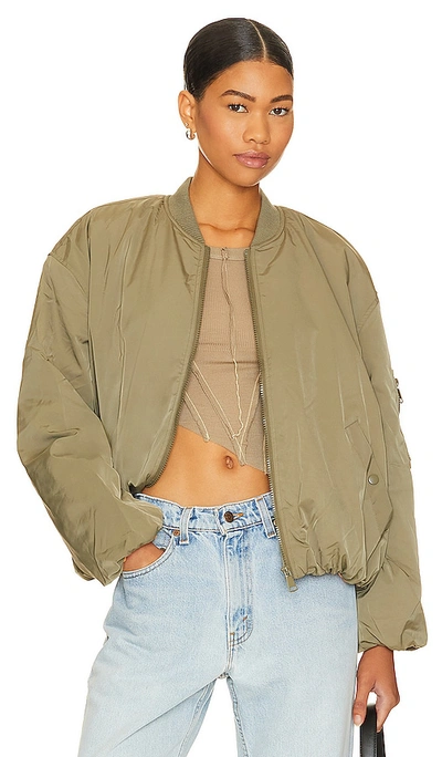 Shop Steve Madden Vida Jacket In Olive