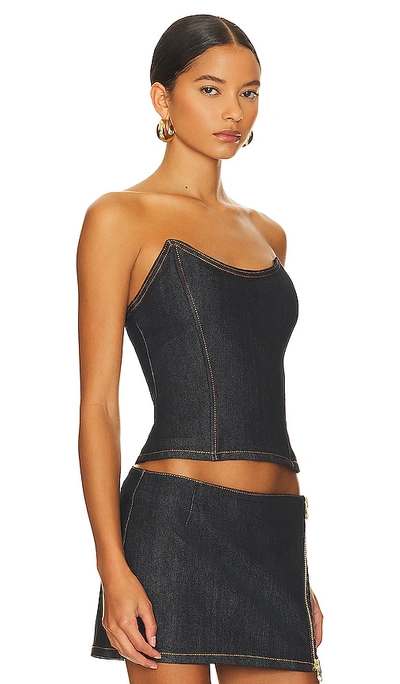Retroféte Allie Top In Blue