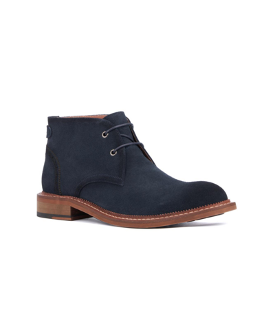 Shop Vintage Foundry Co Men's Suede Milton Boots In Navy
