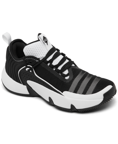 Shop Adidas Originals Adidas Big Kids Trae Unlimited Basketball Sneakers From Finish Line In Core Black/cloud White