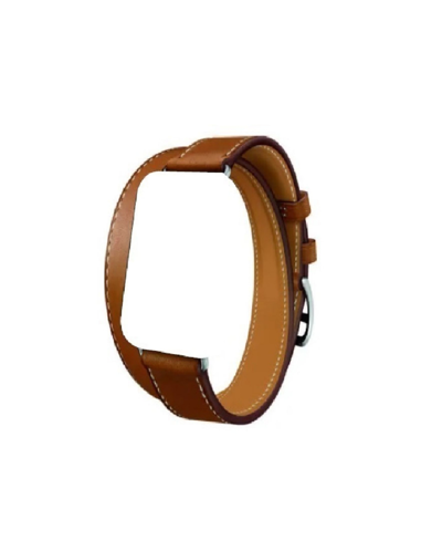 Shop Itouch Unisex Air 4 Brown Leather Double Wrap Strap