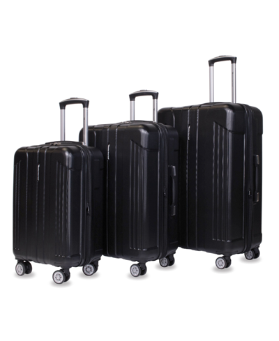 Shop American Green Travel Sonora 3-pieces Set Luggage In Black