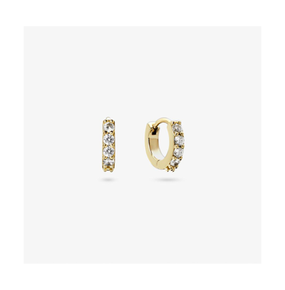 Shop Ana Luisa Huggie Hoop Earrings In Gold