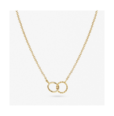 Shop Ana Luisa Interlocking Circles Necklace In Gold