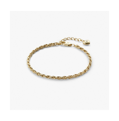 Shop Ana Luisa Twisted Chain Bracelet In Gold