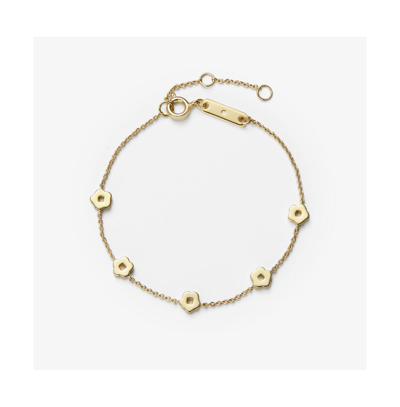 Shop Ana Luisa Flower Bracelet In Gold