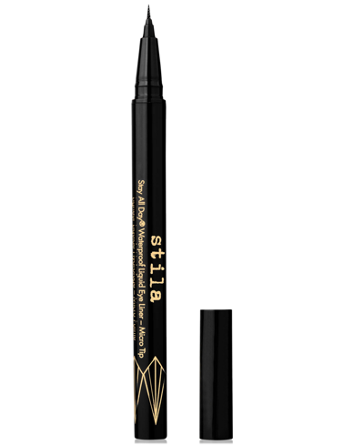 Shop Stila Stay All Day Micro Tip Waterproof Liquid Eye Liner In Tourmaline