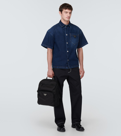 Prada Nylon Backpack With Adjustable Shoulder Straps