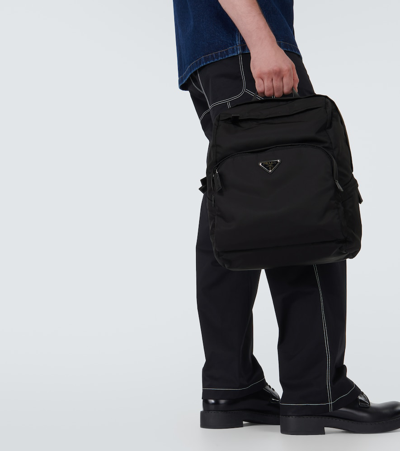 Prada Nylon Backpack With Adjustable Shoulder Straps