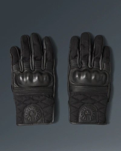 Shop Belstaff Hampstead Glove In Black / Black