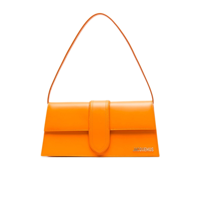 Shop Jacquemus Le Bambino Long Bag In Orange
