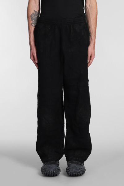 Shop Balenciaga Pants In Black Polyester