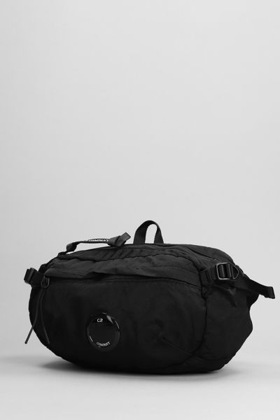 Shop C.p. Company Waist Bag In Black Polyamide