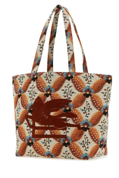 Etro Florale Soft Trotter Tasche In Multicolor