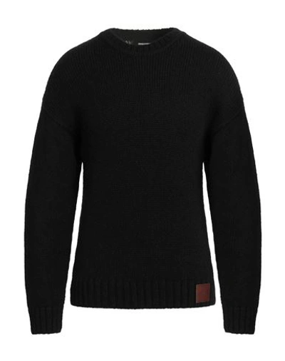 Shop Dsquared2 Man Sweater Black Size M Alpaca Wool, Polyamide, Wool