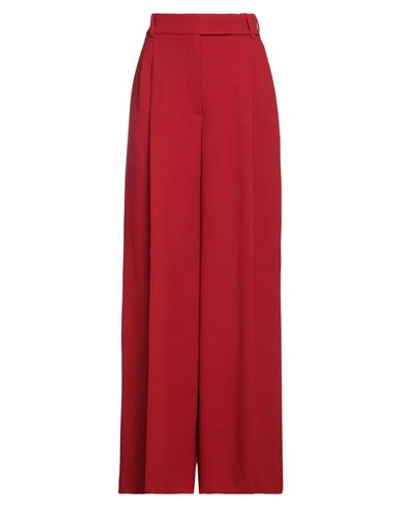 Shop Alexandre Vauthier Woman Pants Red Size 8 Wool