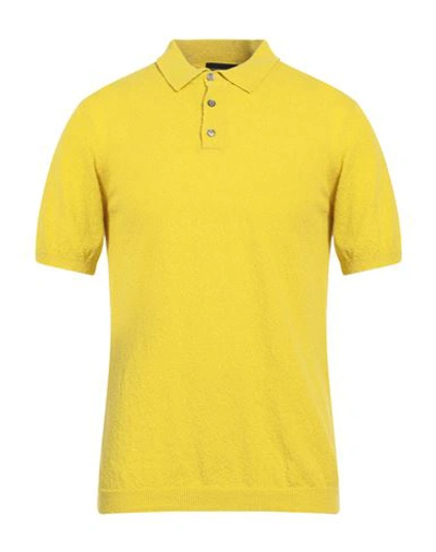 Shop Roberto Collina Man Sweater Yellow Size 40 Cotton, Polyamide