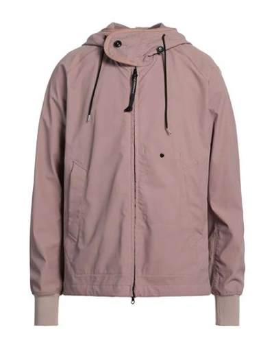 Shop C.p. Company C. P. Company Man Jacket Pastel Pink Size 40 Polyamide, Elastane