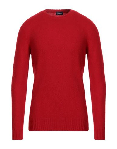 Shop Drumohr Man Sweater Red Size 42 Lambswool