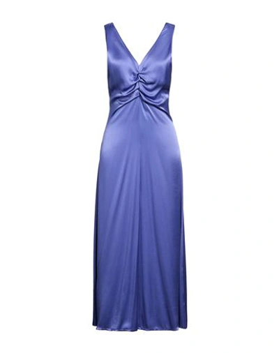 Shop Kontatto Woman Maxi Dress Purple Size M Viscose
