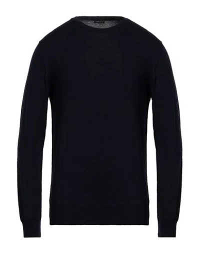 Shop Retois Man Sweater Midnight Blue Size L Merino Wool