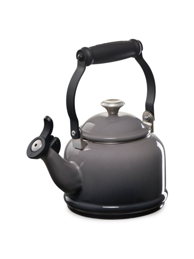 Shop Le Creuset 1.25-quart Stainless Steel Demi Tea Kettle In Oyster