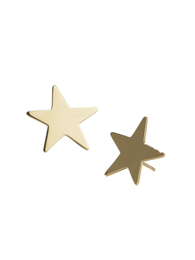 Shop Meadowlark Women's Neptune Star Medium 23k Gold-plated Stud Earrings In Gold Plated