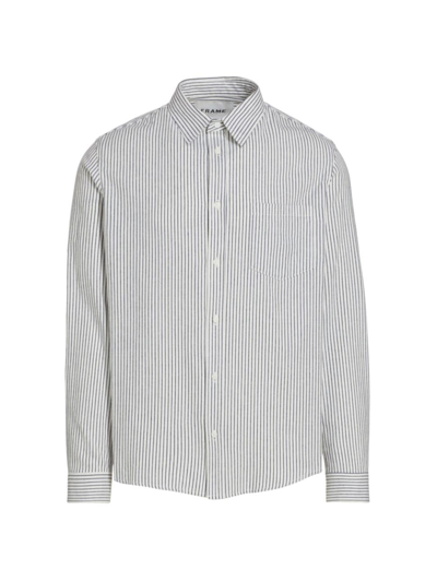 Shop Frame Men's Striped Classic Woven Shirt