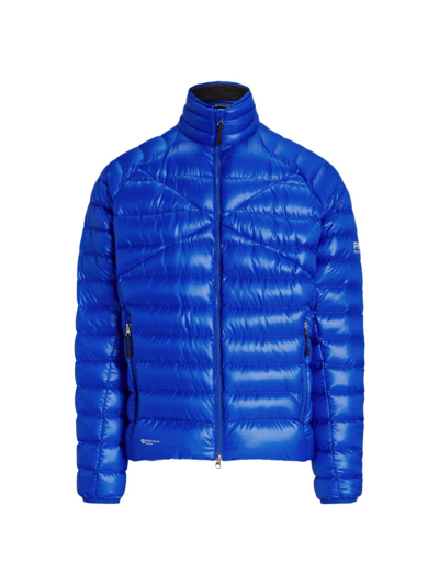 Shop Ralph Lauren Men's Macoy Quilted Down Jacket In Blue