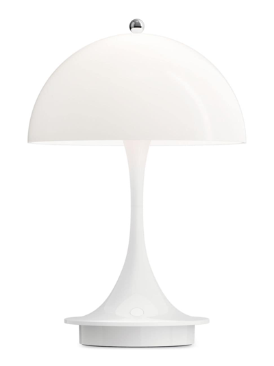 Shop Louis Poulsen Panthella 160 Portable Lamp In Opal