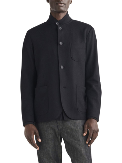 Shop Rag & Bone Men's Prospect Knit Blazer In Black