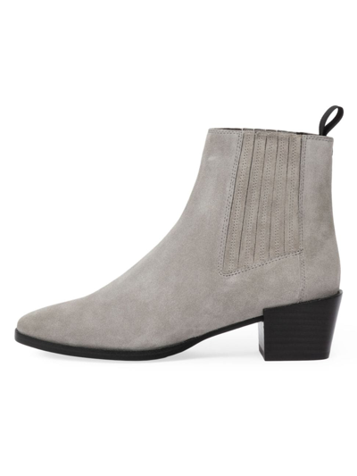 Shop Rag & Bone Women's Rover 45mm Suede Ankle Boots In Cemento
