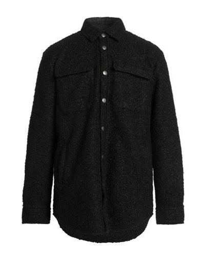 Shop Daniele Alessandrini Man Shirt Black Size Xxl Polyester