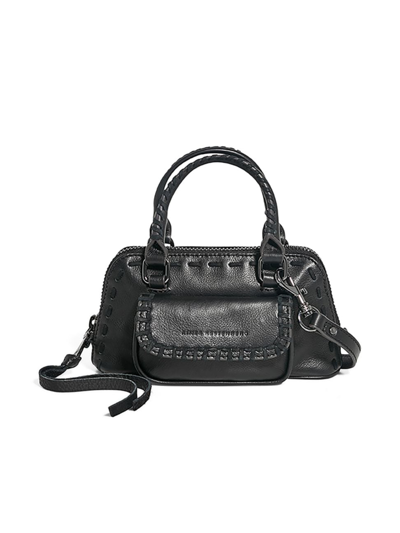 Shop Aimee Kestenberg Women's Sedona Leather Mini Top Handle Bag In Black