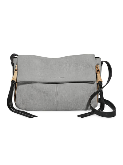 Shop Aimee Kestenberg Women's Bali Leather Crossbody Bag In Cool Grey