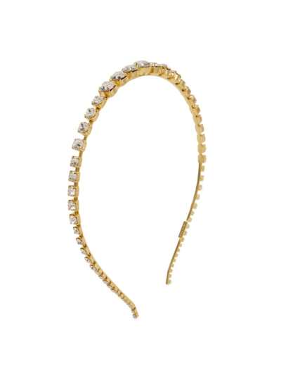 Shop Lelet Ny Women's Jax Crystal Headband In Gold