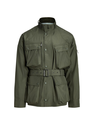 Shop Ralph Lauren Men's Kline Belted Field Jacket In Green