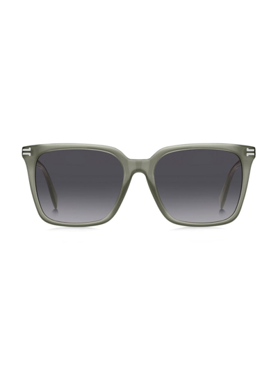 Shop Marc Jacobs Women's Mj 1094/s 55mm Square Sunglasses In Sage