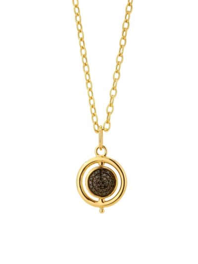 Shop Syna Women's Cosmic 18k Yellow Gold & 0.55 Tcw Diamond Charm Pendant Necklace