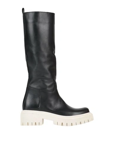 Primadonna Woman Knee Boots Black Size 10 Soft Leather In Black
