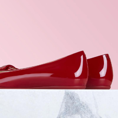 【关注领券减120】Roger Vivier 罗杰·维威耶新款女鞋漆皮芭蕾舞平底鞋 RVW20802070-D1P-R406