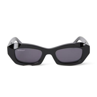 Shop Off-white Venezia Black Sunglasses In Nero