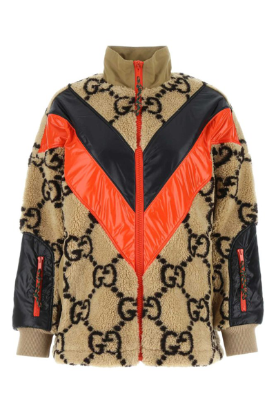 Shop Gucci Gg Monogram Teddy Jacket In Multi